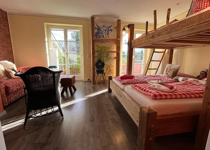 Glueckliche Kuh-Villa - Achtsamer Rueckzugsort Mit Traumgarten, Schwimmteich & Raum Zum Sein - Allgaeu